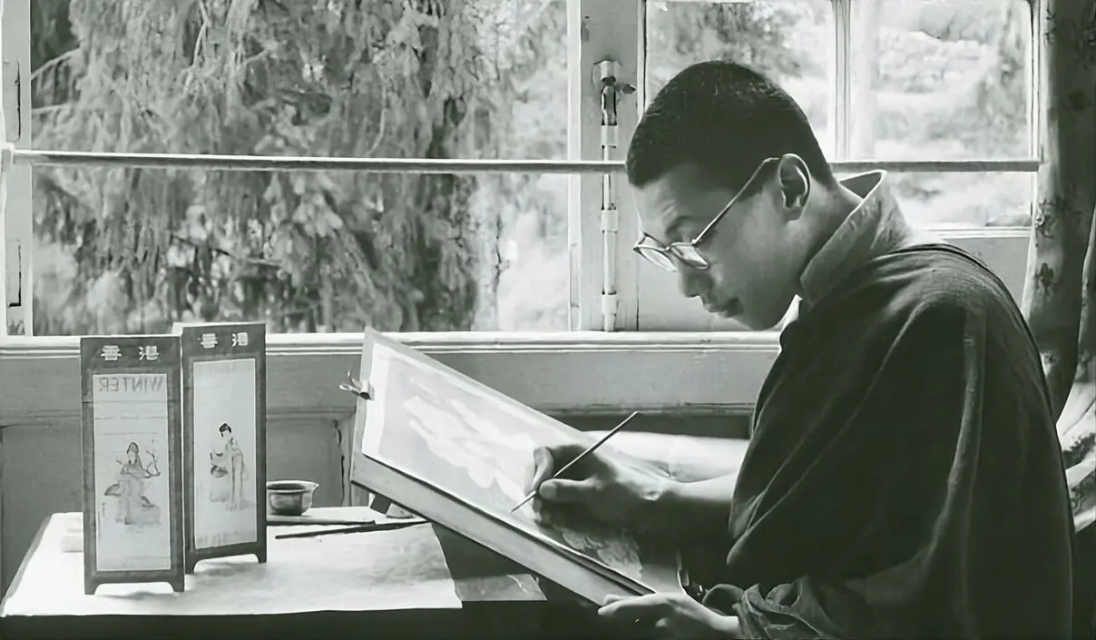 Chögyam Trungpa Rinpoche painting